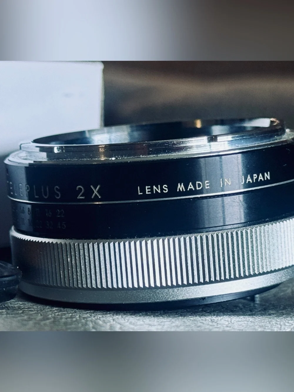 ++ MINT CONDITION - The Canon “CF Auto Teleplus 2x Teleconverter” Made in Japan